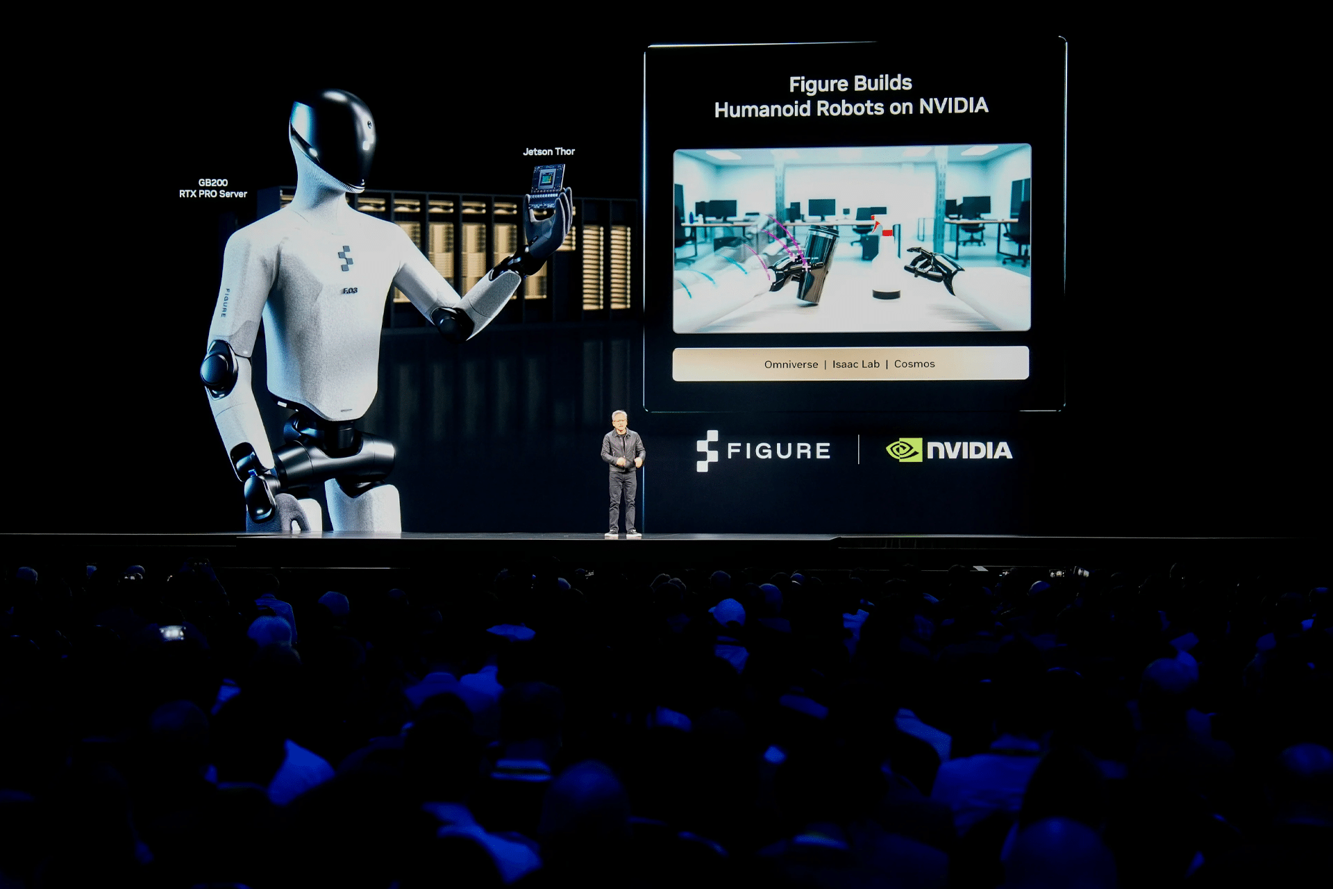 Nvidia 将未来押注于人工智能和 Omniverse 驱动的机器人劳动力 Nvidia 正在将重点转向机器人技术，押注于通过其 Omniverse 和 Isaac 平台构建的人工智能驱动的劳动力队伍，以实现行业自动化并塑造下一代智能机器。
