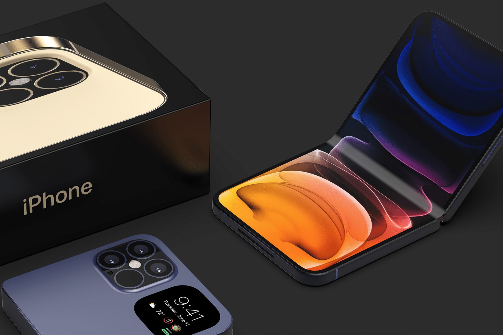 苹果在折痕减少方面取得突破后测试了早期的 iPhone 折叠装置 苹果在最小化可折叠显示屏折痕方面取得显着进步后，已经生产了一小批约 100 个 iPhone Fold 原型机用于内部评估。